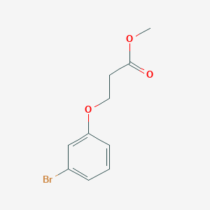 molecular formula C10H11BrO3 B3111563 Methyl 3-(3-bromophenoxy)propanoate CAS No. 18333-19-2