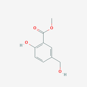 molecular formula C9H10O4 B3111566 Methyl 2-hydroxy-5-(hydroxymethyl)benzoate CAS No. 183430-63-9