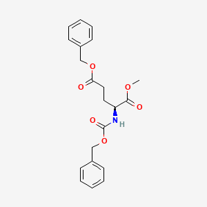molecular formula C21H23NO6 B3111567 N-z-Glu(obn)-ome CAS No. 183442-87-7