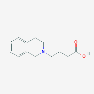 molecular formula C13H17NO2 B3111573 4-(3,4-二氢异喹啉-2(1H)-基)丁酸 CAS No. 1837229-08-9