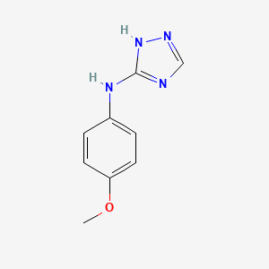 B3111577 N-(4-methoxyphenyl)-1H-1,2,4-triazol-5-amine CAS No. 18385-09-6