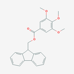molecular formula C24H22O5 B311159 9H-fluoren-9-ylmethyl 3,4,5-trimethoxybenzoate 