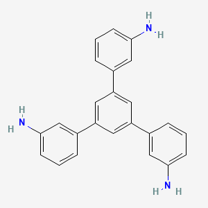 molecular formula C24H21N3 B3111652 3-[3,5-双(3-氨基苯基)苯基]苯胺 CAS No. 184650-02-0