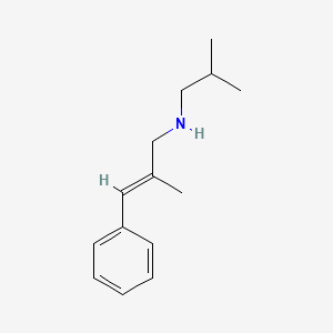 molecular formula C14H21N B3111674 [(2E)-2-甲基-3-苯基丙-2-烯-1-基](2-甲基丙基)胺 CAS No. 184785-06-6