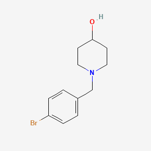 molecular formula C12H16BrNO B3111689 1-(4-Bromobenzyl)piperidin-4-ol CAS No. 184921-07-1