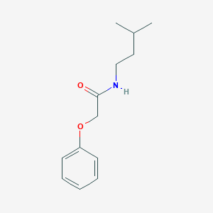 molecular formula C13H19NO2 B311170 N-(3-methylbutyl)-2-phenoxyacetamide 