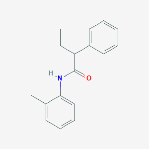 molecular formula C17H19NO B311171 N-(2-methylphenyl)-2-phenylbutanamide 