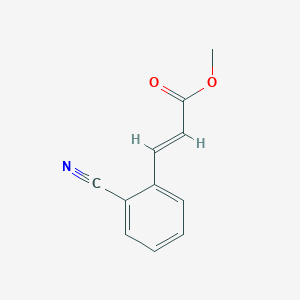 molecular formula C11H9NO2 B3111721 (E)-2-Cyanocinnamic acid methyl ester CAS No. 18524-80-6