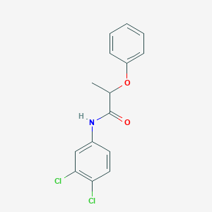 molecular formula C15H13Cl2NO2 B311173 N-(3,4-dichlorophenyl)-2-phenoxypropanamide 