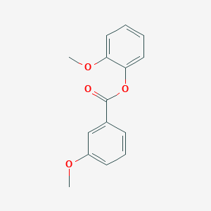 molecular formula C15H14O4 B311176 2-Methoxyphenyl 3-methoxybenzoate 