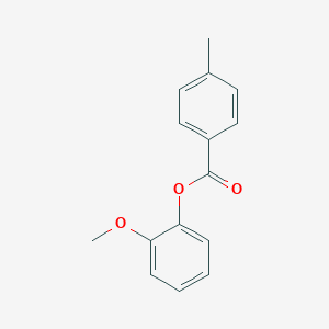 molecular formula C15H14O3 B311177 2-Methoxyphenyl 4-methylbenzoate 