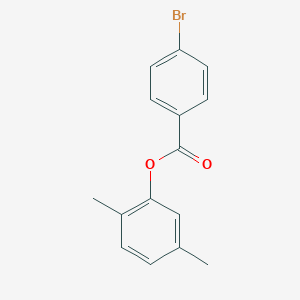 molecular formula C15H13BrO2 B311178 2,5-Dimethylphenyl 4-bromobenzoate 