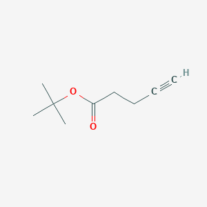 molecular formula C9H14O2 B3111780 叔丁基戊-4-炔酸酯 CAS No. 185986-76-9