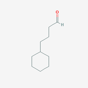 molecular formula C10H18O B3111782 4-Cyclohexylbutanal CAS No. 1860-41-9
