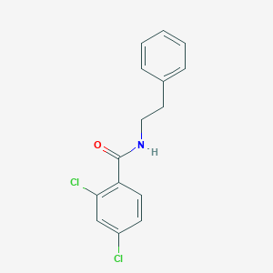 molecular formula C15H13Cl2NO B311181 2,4-dichloro-N-phenethylbenzamide 