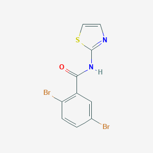 molecular formula C10H6Br2N2OS B311183 2,5-dibromo-N-(1,3-thiazol-2-yl)benzamide 