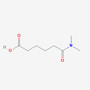 molecular formula C8H15NO3 B3111834 5-Dimethylcarbamoyl-pentanoic acid CAS No. 1862-09-5