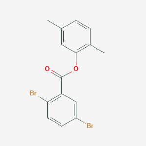 molecular formula C15H12Br2O2 B311184 2,5-Dimethylphenyl 2,5-dibromobenzoate 