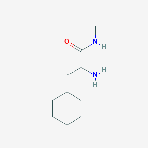 molecular formula C10H20N2O B3111850 2-amino-3-cyclohexyl-N-methylpropanamide CAS No. 1862362-73-9