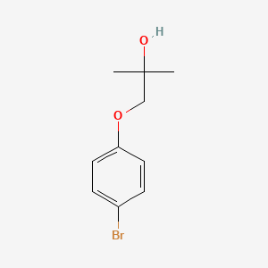 molecular formula C10H13BrO2 B3111894 1-(4-bromophenoxy)-2-methyl-2-Propanol CAS No. 186498-09-9