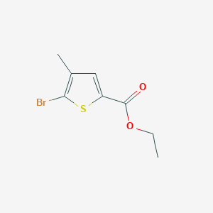 molecular formula C8H9BrO2S B3111899 Ethyl 5-bromo-4-methyl-2-thiophenecarboxylate CAS No. 186521-81-3