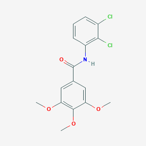 molecular formula C16H15Cl2NO4 B311190 N-(2,3-dichlorophenyl)-3,4,5-trimethoxybenzamide 