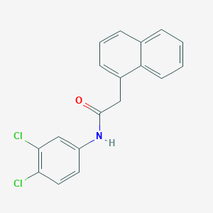 molecular formula C18H13Cl2NO B311191 N-(3,4-dichlorophenyl)-2-(1-naphthyl)acetamide 