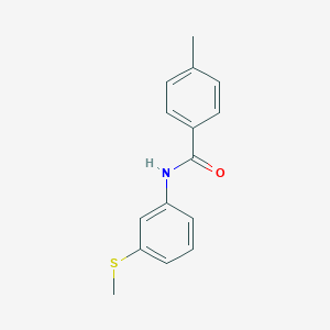 4-methyl-N-(3-methylsulfanylphenyl)benzamide