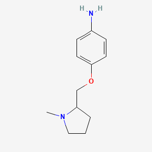 4-[(1-Methylpyrrolidin-2-yl)methoxy]aniline
