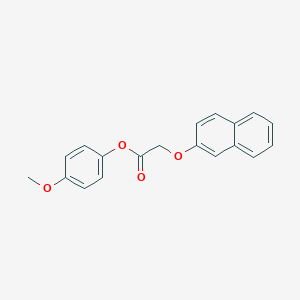 molecular formula C19H16O4 B311197 4-Methoxyphenyl (2-naphthyloxy)acetate 