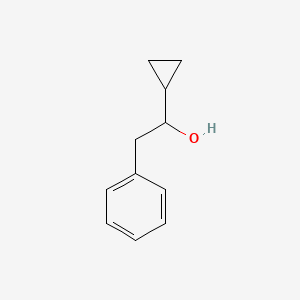 molecular formula C11H14O B3111995 1-Cyclopropyl-2-phenylethanol CAS No. 18729-52-7