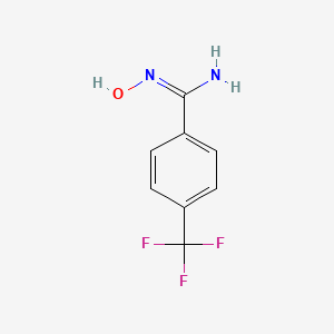 molecular formula C8H7F3N2O B3112027 N-Hydroxy-4-trifluoromethyl-benzamidine CAS No. 1874155-20-0