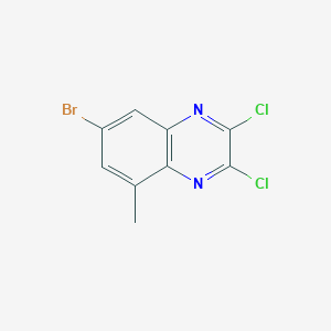 molecular formula C9H5BrCl2N2 B3112034 7-Bromo-2,3-dichloro-5-methylquinoxaline CAS No. 187479-68-1
