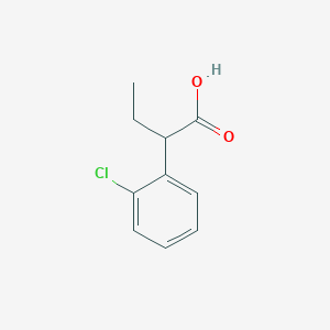 molecular formula C10H11ClO2 B3112103 2-(2-Chlorophenyl)butanoic acid CAS No. 188014-56-4