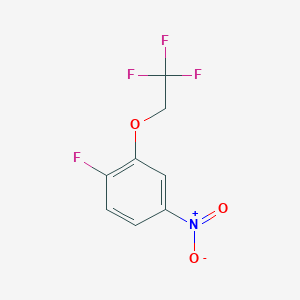 1-Fluoro-4-nitro-2-(2,2,2-trifluoroethoxy)benzene