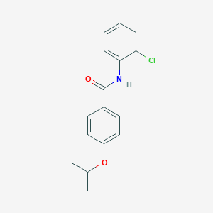 molecular formula C16H16ClNO2 B311214 N-(2-chlorophenyl)-4-isopropoxybenzamide 