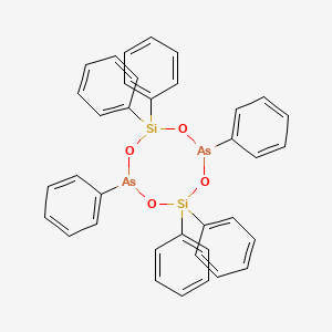 molecular formula C36H30As2O4Si2 B3112153 Arsenosiloxane II CAS No. 18817-07-7