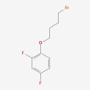 molecular formula C10H11BrF2O B3112157 1-(4-Bromobutoxy)-2,4-difluorobenzene CAS No. 188174-55-2