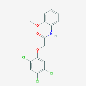 molecular formula C15H12Cl3NO3 B311218 N-(2-methoxyphenyl)-2-(2,4,5-trichlorophenoxy)acetamide 
