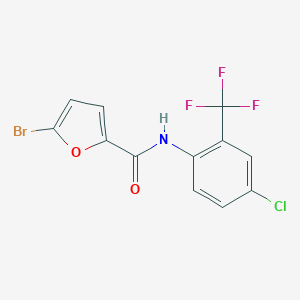 5-bromo-N-[4-chloro-2-(trifluoromethyl)phenyl]-2-furamide