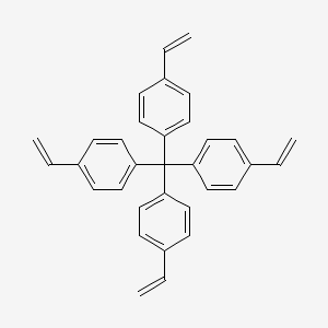 molecular formula C33H28 B3112226 Tetrakis(4-vinylphenyl)methane CAS No. 188647-25-8