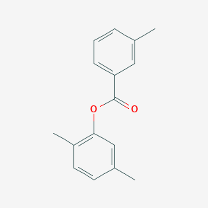 molecular formula C16H16O2 B311228 2,5-Dimethylphenyl 3-methylbenzoate 