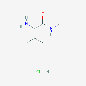 molecular formula C6H15ClN2O B3112284 2-Amino-N,3-dimethylbutanamide hydrochloride CAS No. 188890-78-0