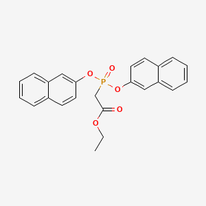 Ethyl 2-[bis(2-naphthalenyloxy)phosphinyl]acetate