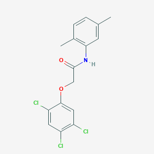 molecular formula C16H14Cl3NO2 B311237 N-(2,5-dimethylphenyl)-2-(2,4,5-trichlorophenoxy)acetamide 
