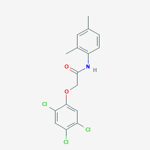 molecular formula C16H14Cl3NO2 B311238 N-(2,4-dimethylphenyl)-2-(2,4,5-trichlorophenoxy)acetamide 