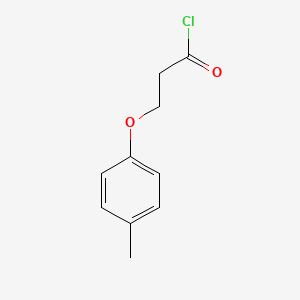 molecular formula C10H11ClO2 B3112384 3-(4-Methylphenoxy)propanoyl chloride CAS No. 189132-56-7