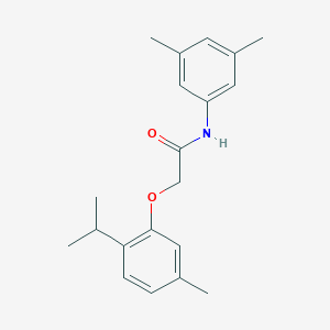 molecular formula C20H25NO2 B311240 N-(3,5-dimethylphenyl)-2-(2-isopropyl-5-methylphenoxy)acetamide 