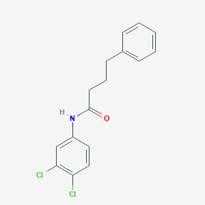 molecular formula C16H15Cl2NO B311243 N-(3,4-dichlorophenyl)-4-phenylbutanamide 