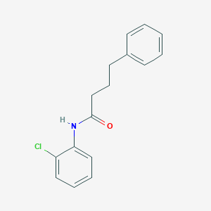 molecular formula C16H16ClNO B311247 N-(2-chlorophenyl)-4-phenylbutanamide 